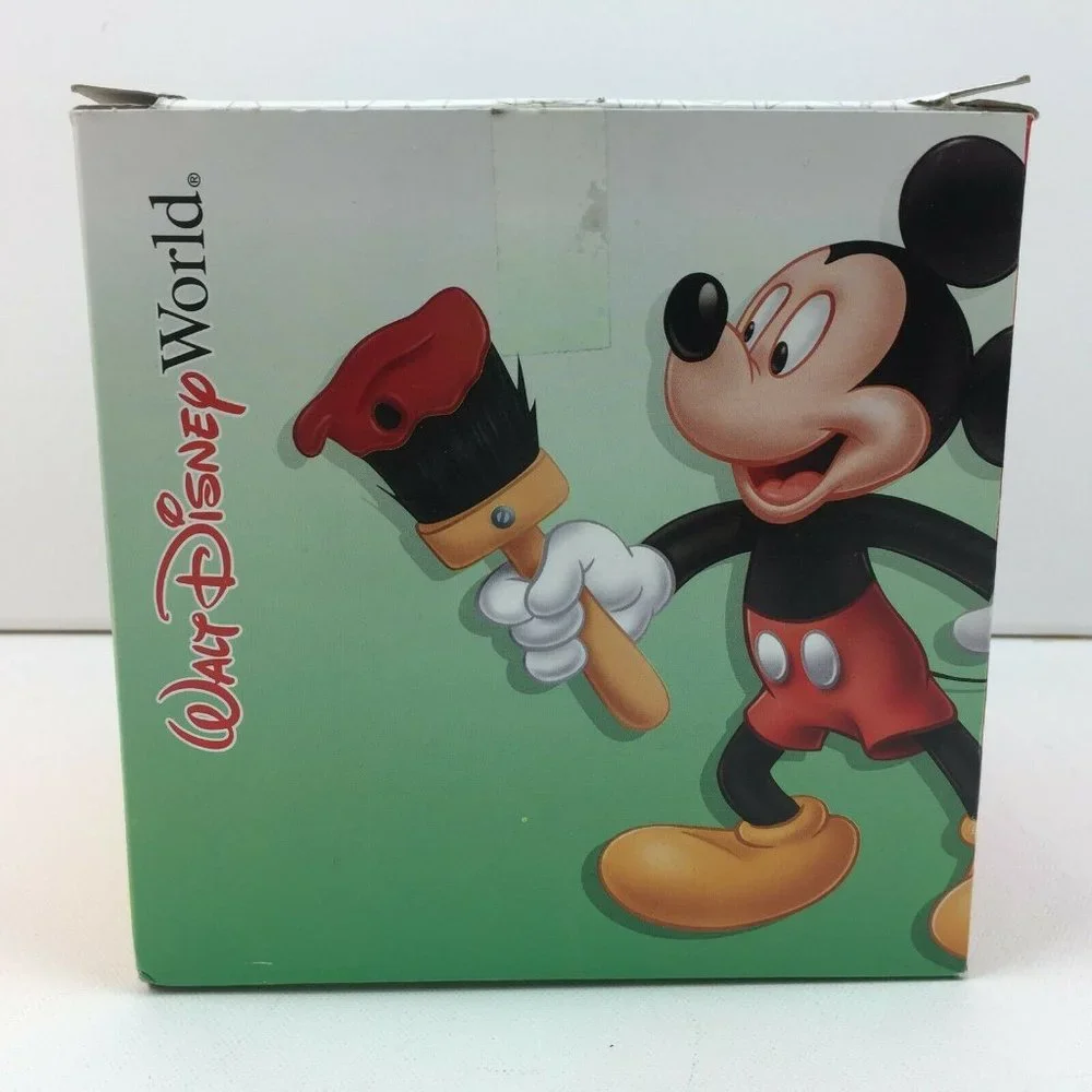 Walt Disney World Souvenir Box Gift Mickey Mouse 100 Years Red Green Yellow Blue